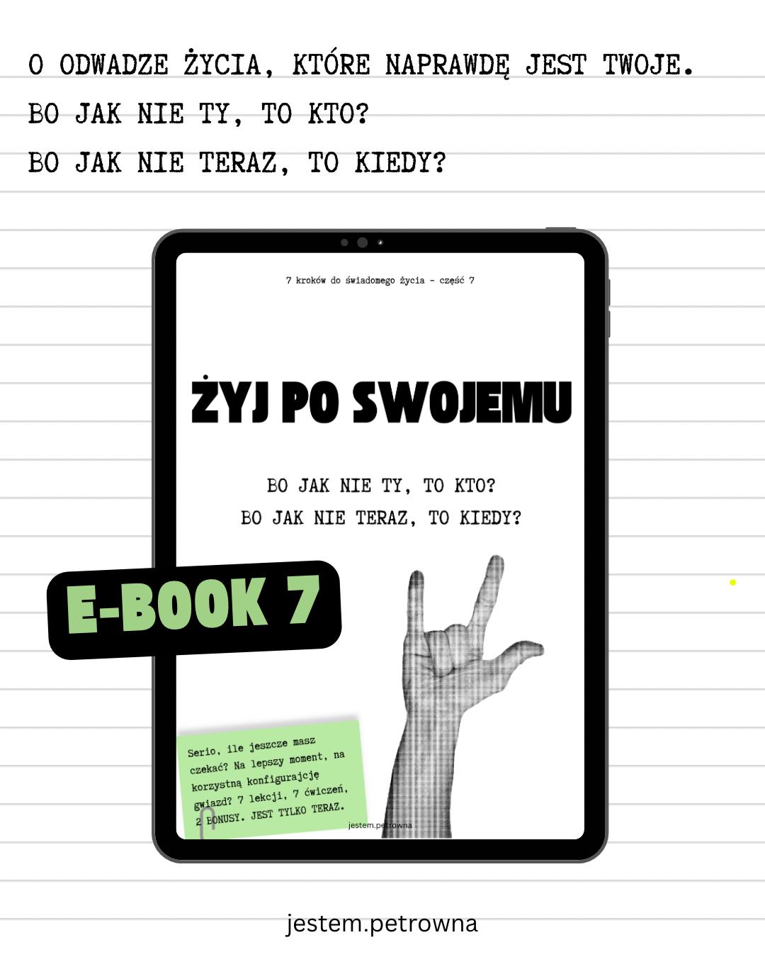 Okładka ebooka Żyj po swojemu